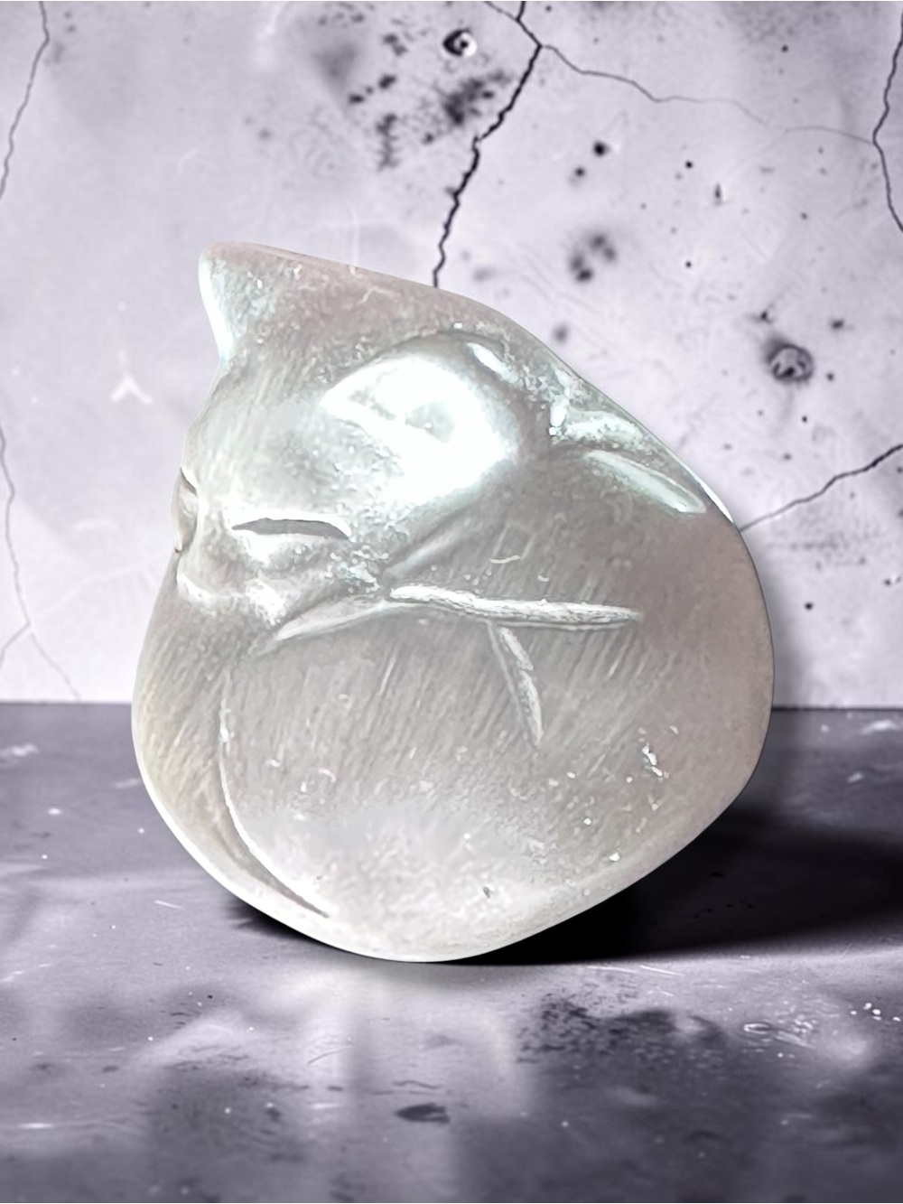 Pink Cat’s Eye Sleeping Cat